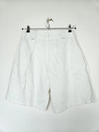 Witte linnen vintage shorts | L