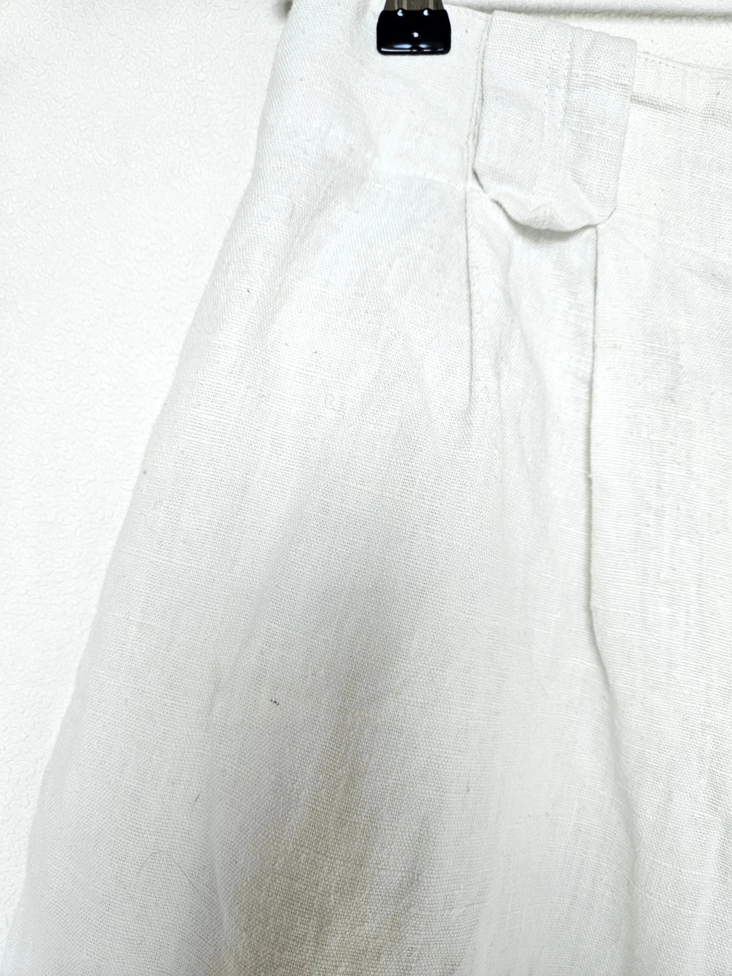 Witte linnen vintage shorts | L