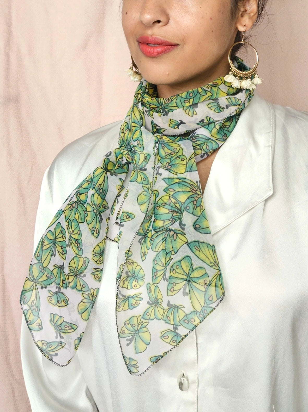 Vintage sjaaltje Butterfly