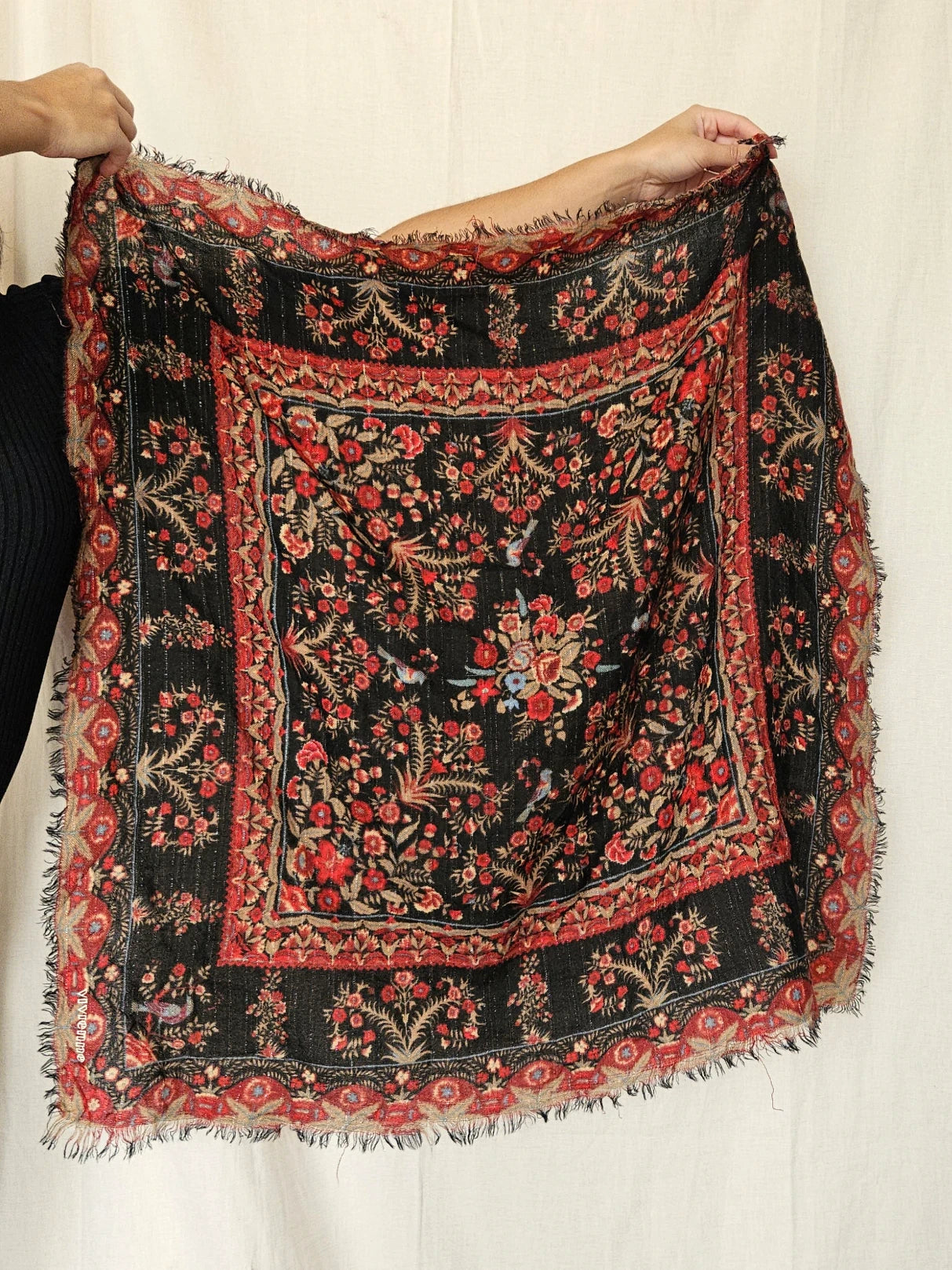 Vintage sjaaltje Blue Birds