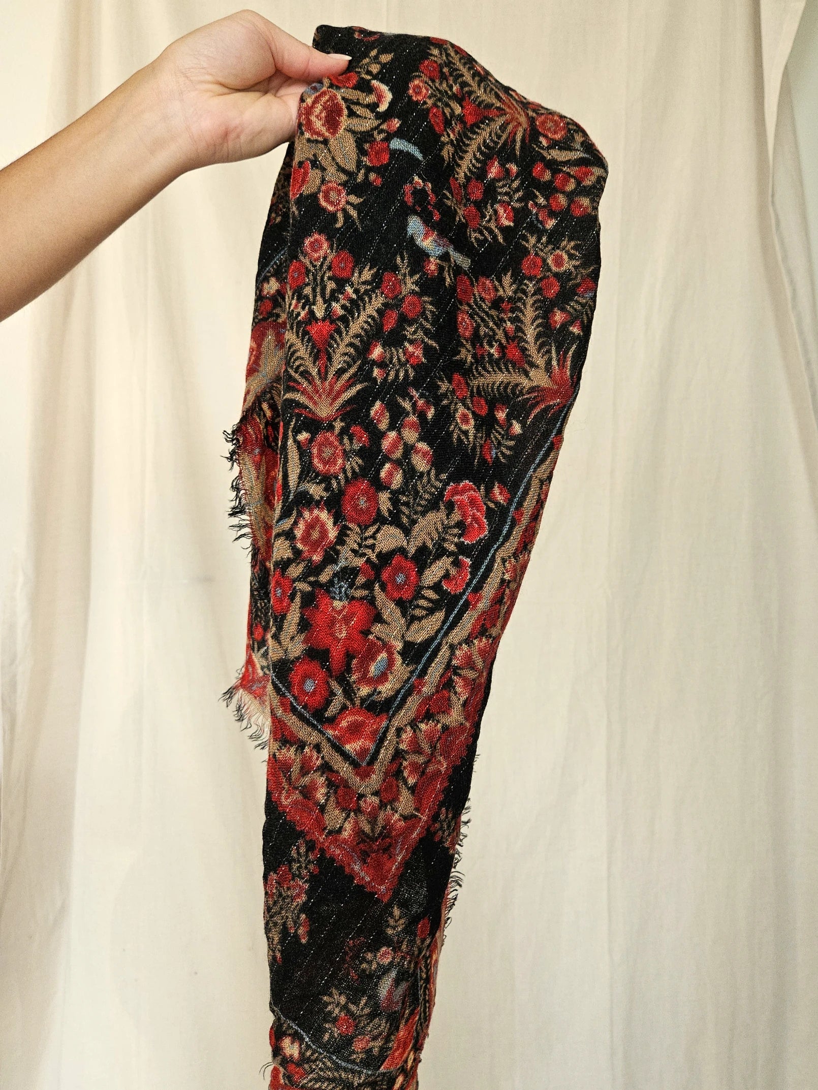 Vintage sjaaltje Blue Birds