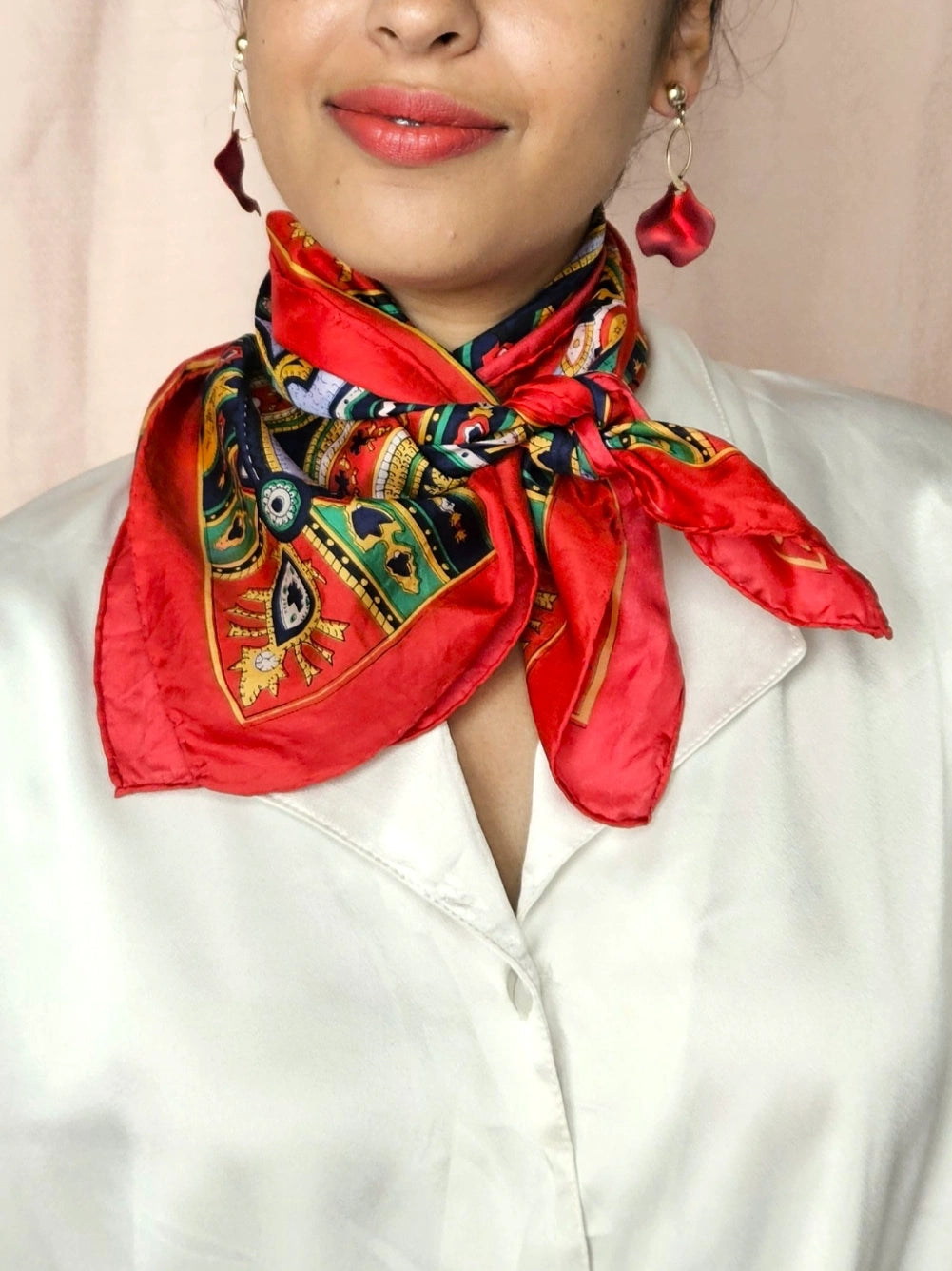 Vintage sjaaltje Rouge