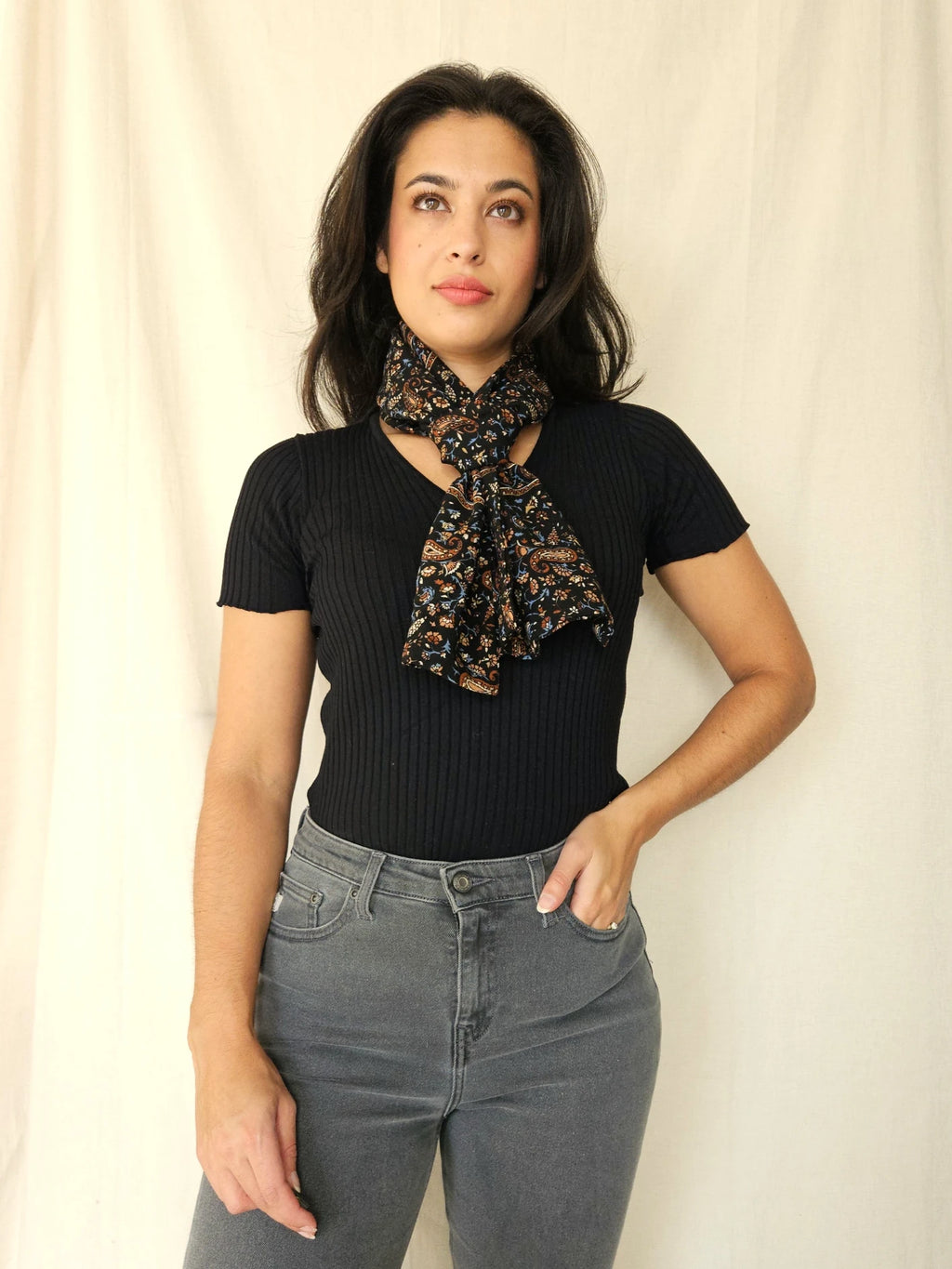 Vintage sjaaltje Paisley Autumn