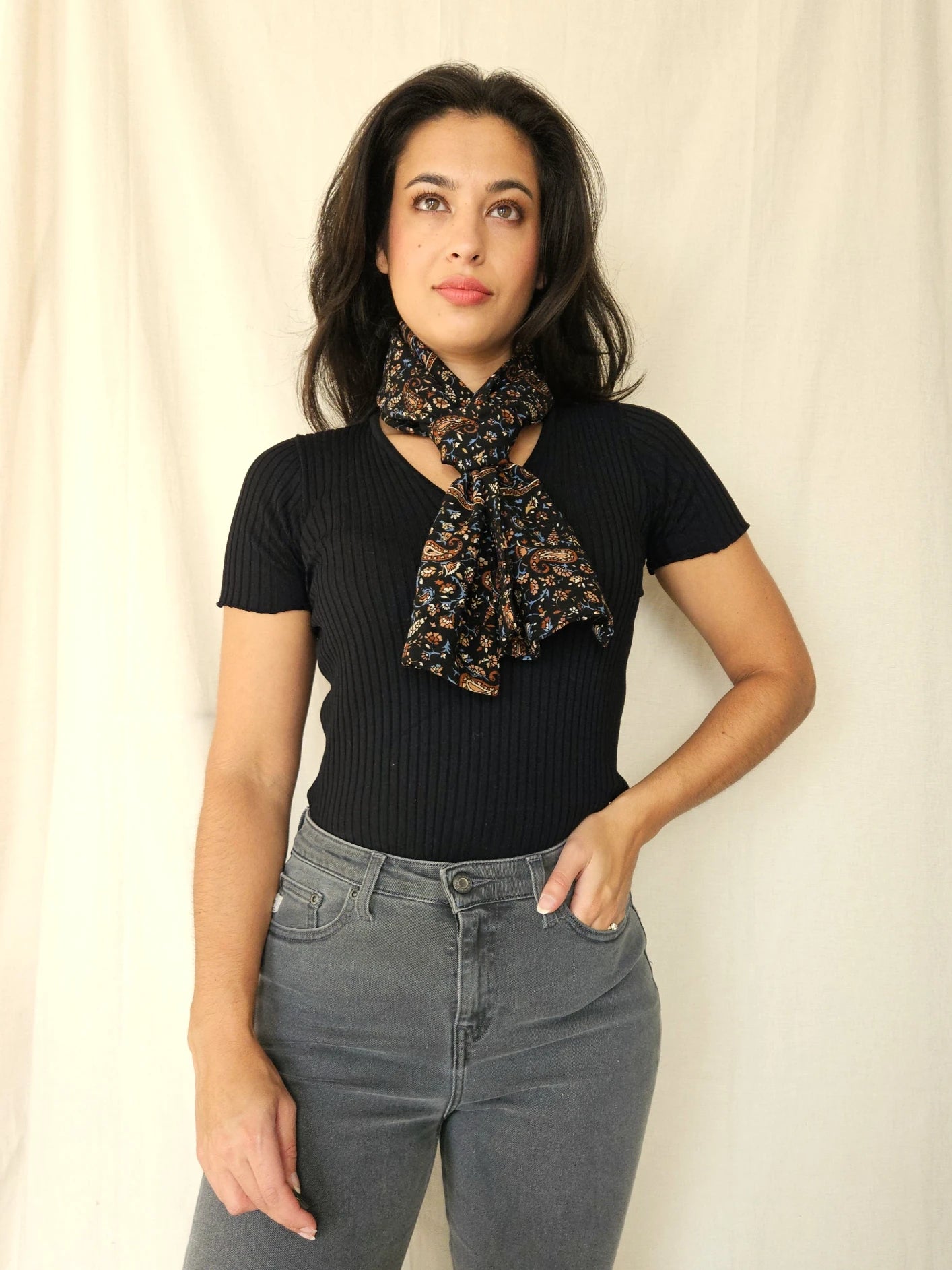 Vintage sjaaltje Paisley Autumn