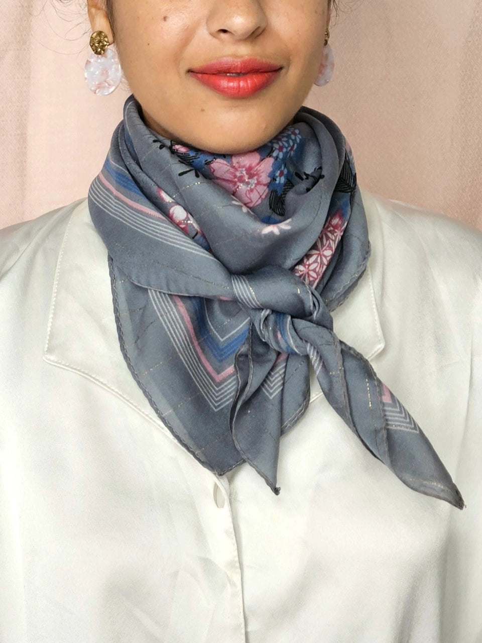 Vintage sjaaltje Silver