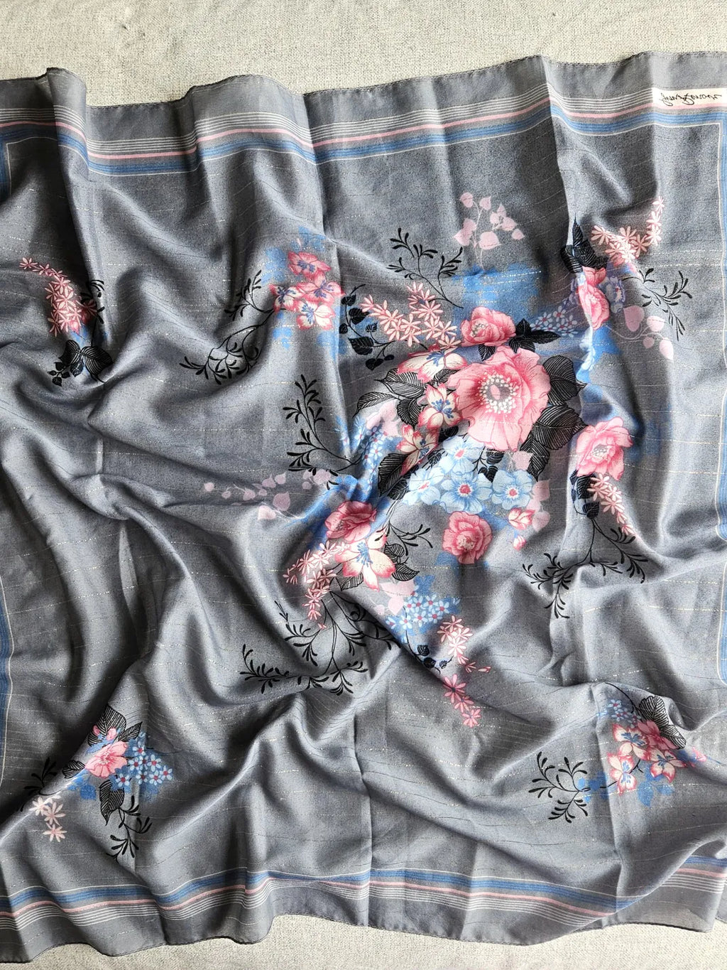 Vintage sjaaltje Silver