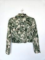 Cropped 70s vintage top van zacht & stretchy katoen | XS