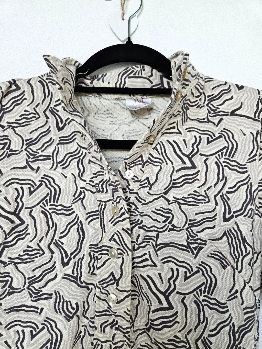Vintage 70s katoenen jersey | XS