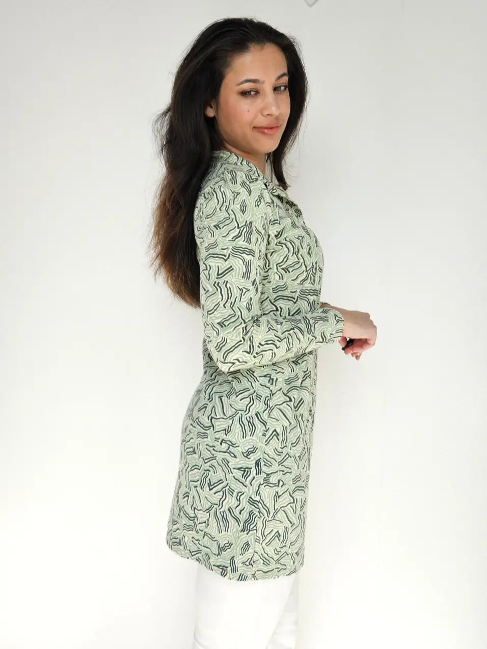 Vintage 70s katoenen jersey | S