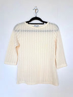 Vintage top van stretchy kant | S