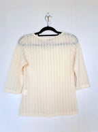 Vintage top van stretchy kant | S
