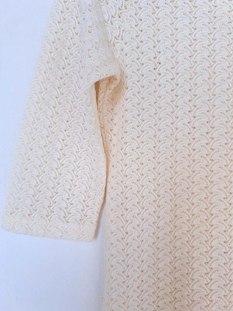 Vintage top van stretchy kant | S
