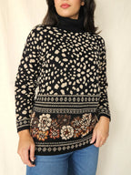 Vintage trui Carpet Diem | M