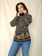 Vintage trui Carpet Diem | M