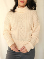 Vintage trui Merino Peach | 3XL