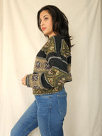 Vintage trui Kaleidoscoop | XXL