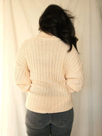 Vintage trui Merino Peach | 3XL