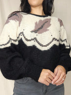 Vintage trui met angora | 3XL