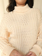 Vintage trui Merino Peach | 3XL