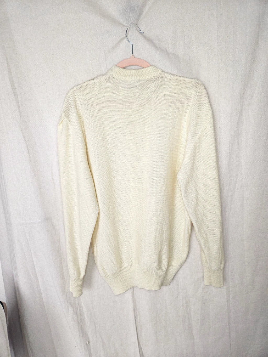 Butter yellow vintage trui | XL