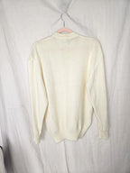 Butter yellow vintage trui | XL