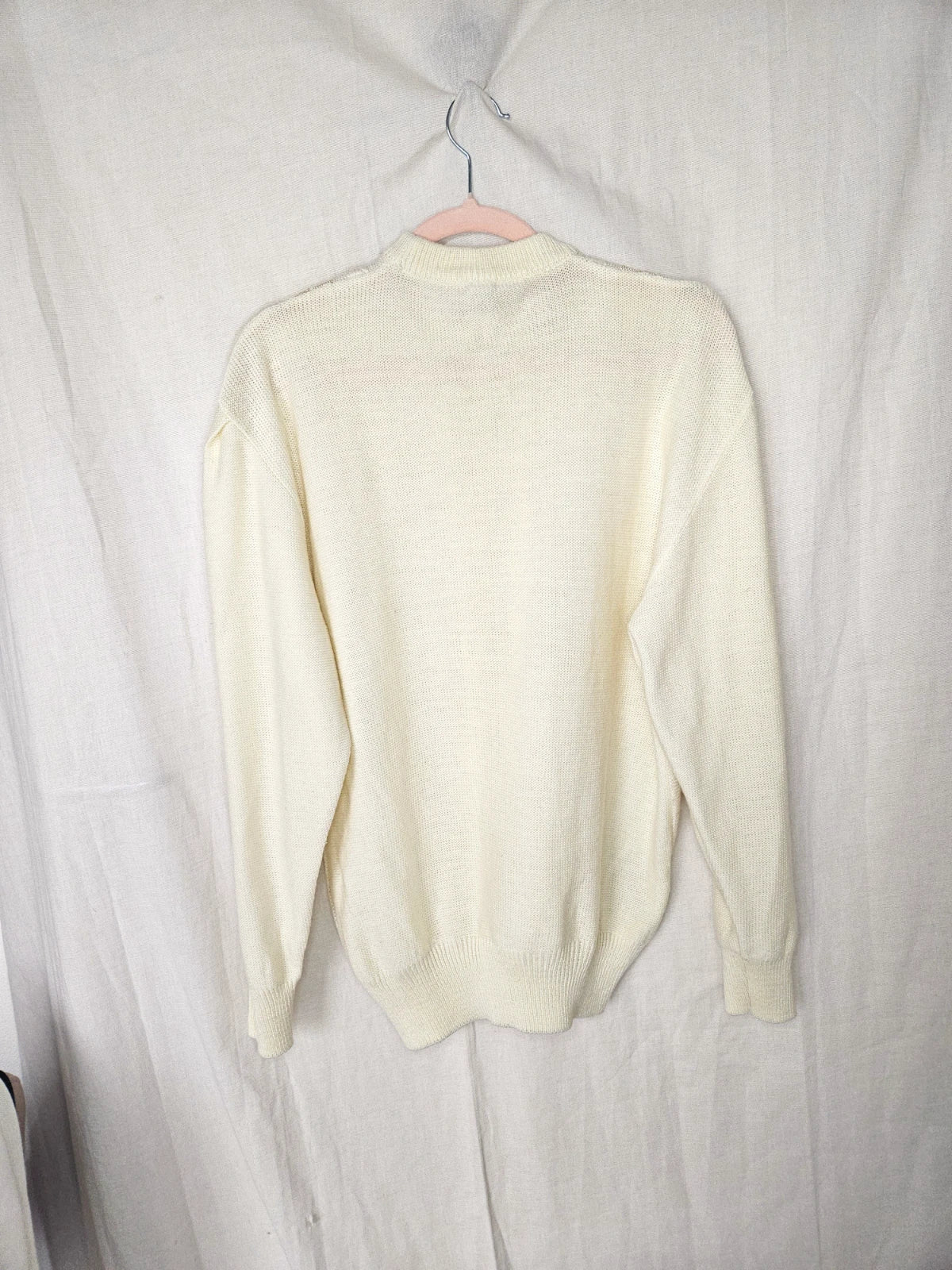 Butter yellow vintage trui | XL
