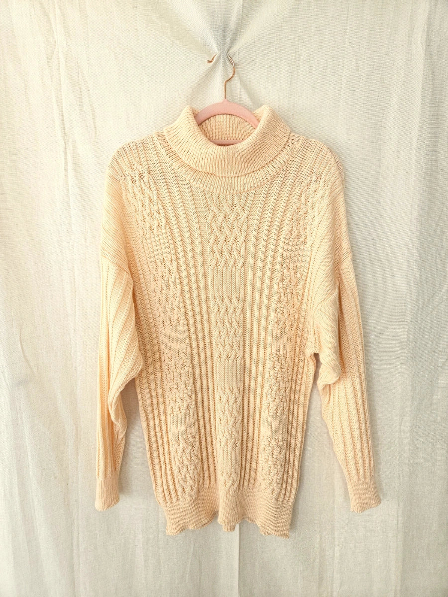 Vintage trui Merino Peach | 3XL