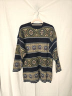 Vintage trui Kaleidoscoop | XXL