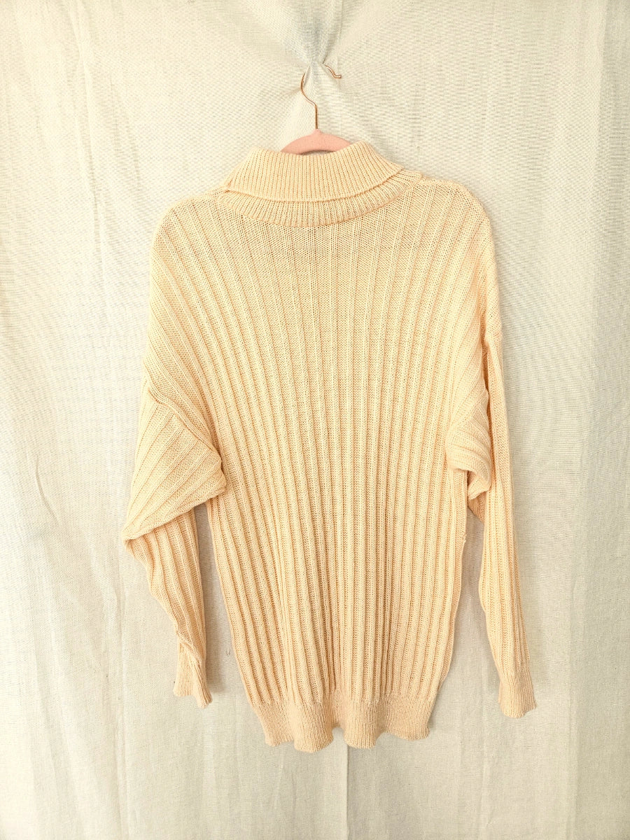Vintage trui Merino Peach | 3XL