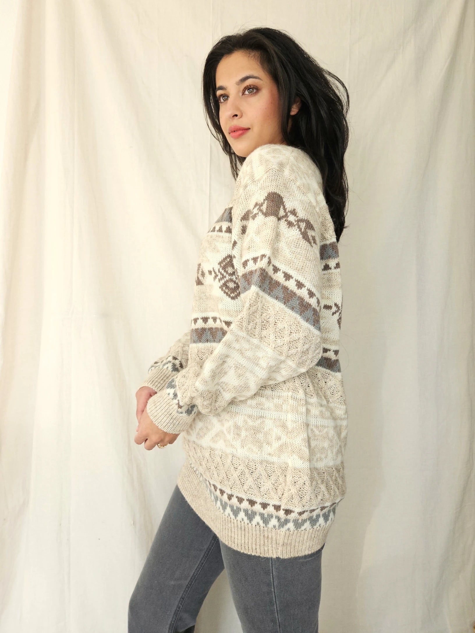 Vintage trui Cozy Days | XL
