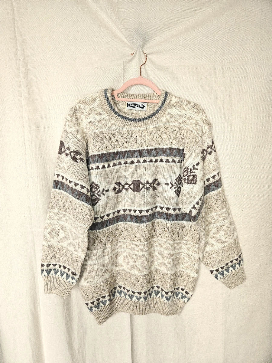 Vintage trui Cozy Days | XL