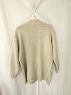 Wollen vintage kabeltrui | 4XL