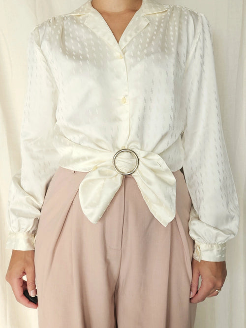 Blouse buckle - silver