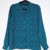 blauwe blouse