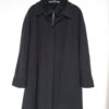 zwarte vintage jas met rits voorkant