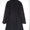 zwarte vintage jas met rits achterkant