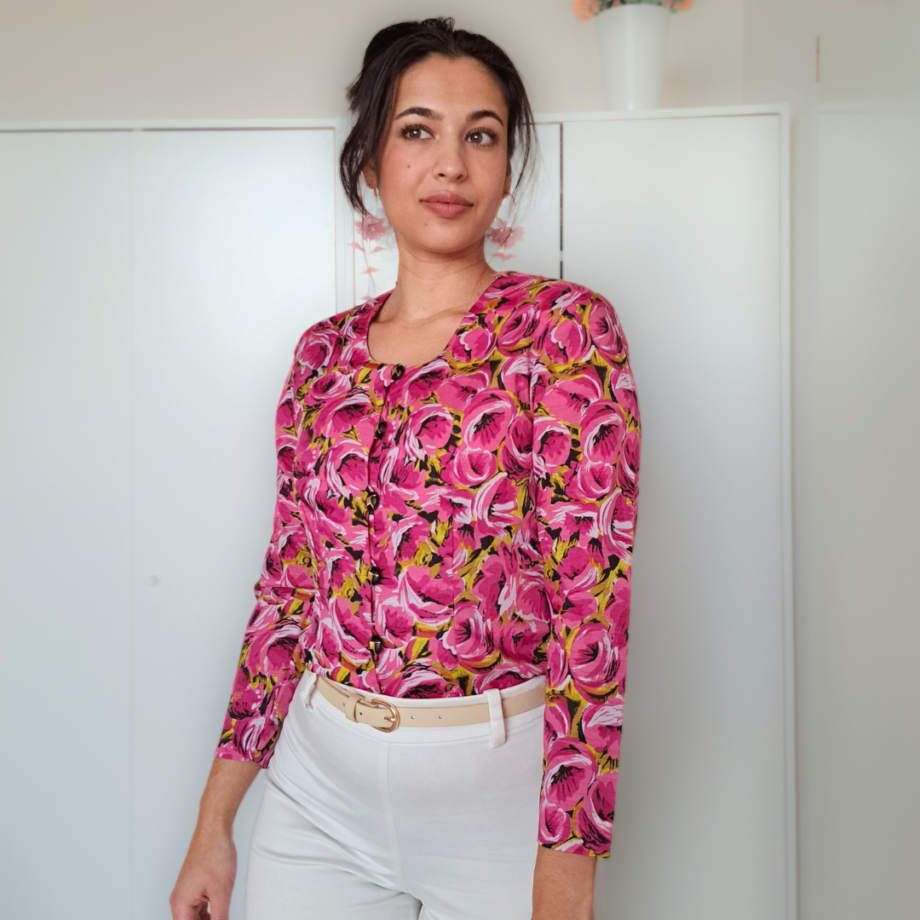 Vintage top rose | XS - Afbeelding 2