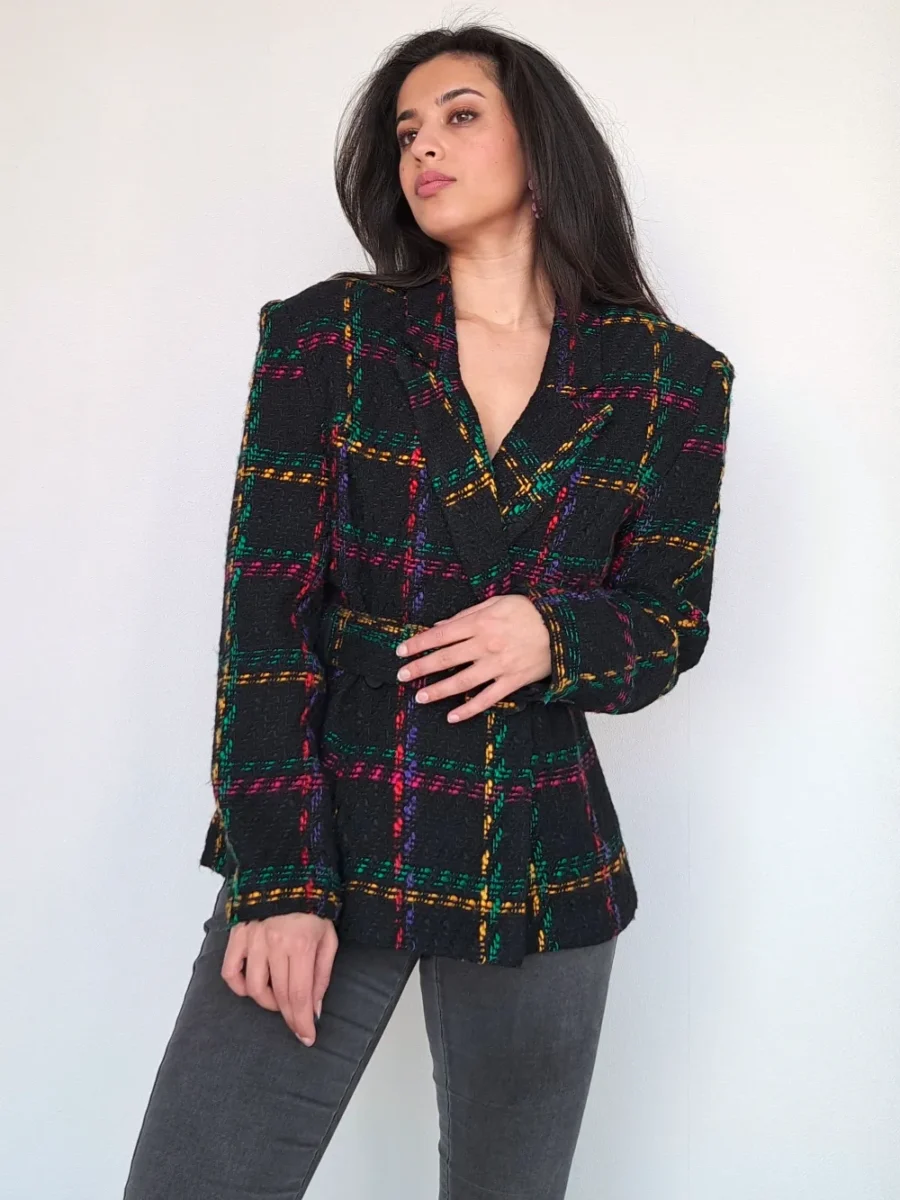 geruit vintage jasje