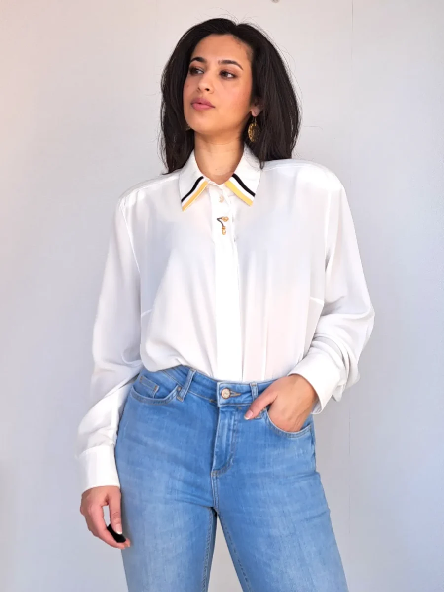 witte vintage blouse