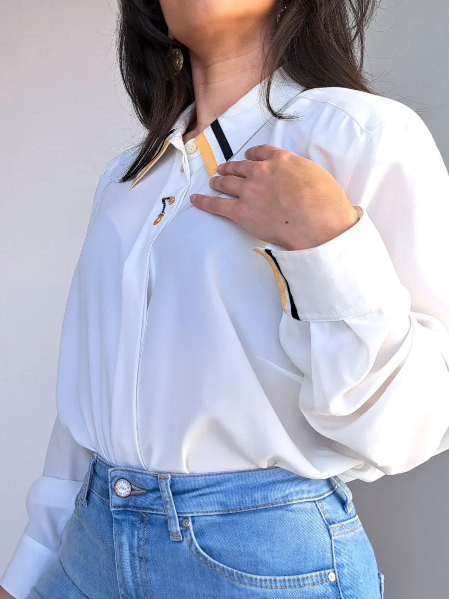 witte vintage blouse
