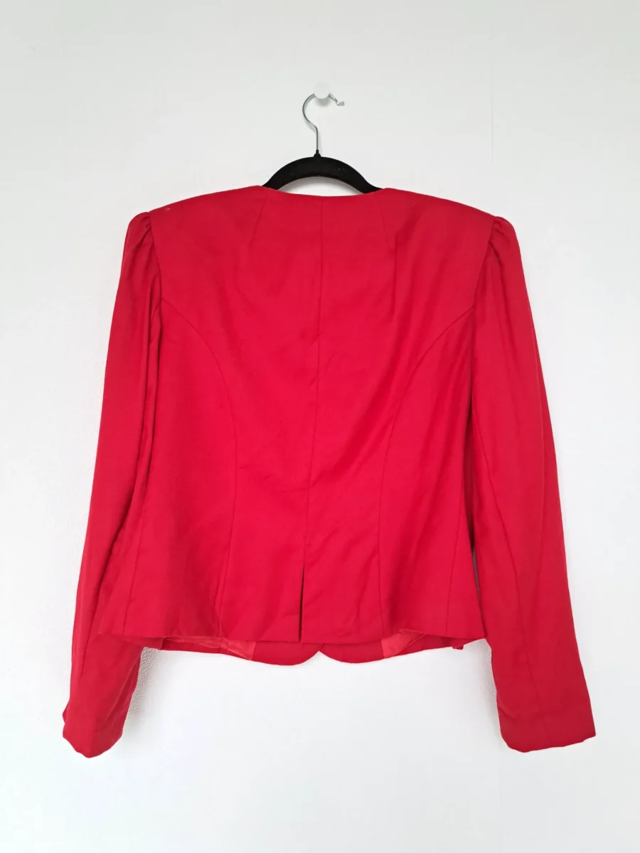 felrood vintage jasje