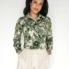 Vintage top 70s green graphics | XS