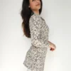 Vintage top 70s tall brown| XS - Afbeelding 2