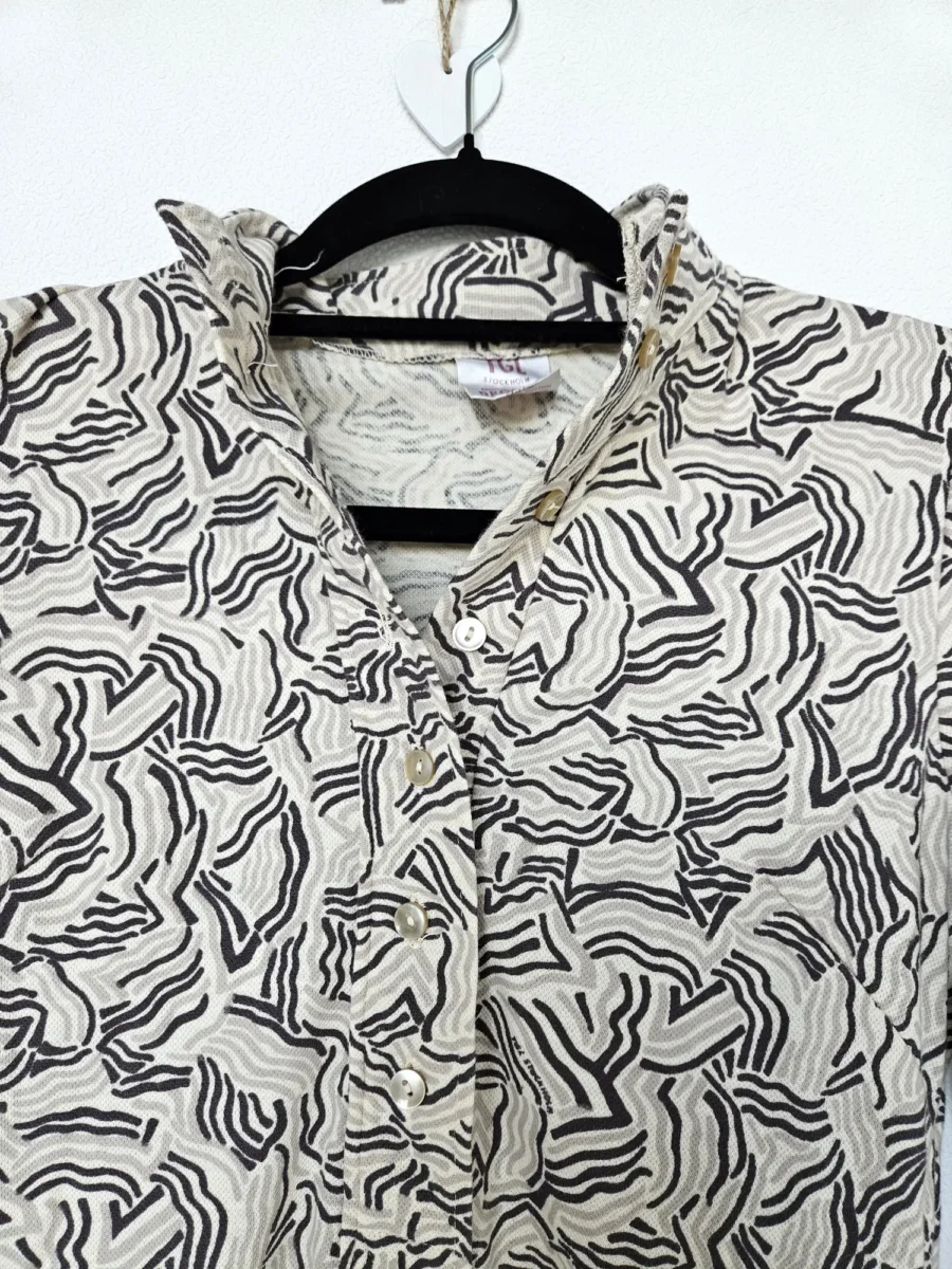 Vintage 70s katoenen jersey | XS - Afbeelding 5