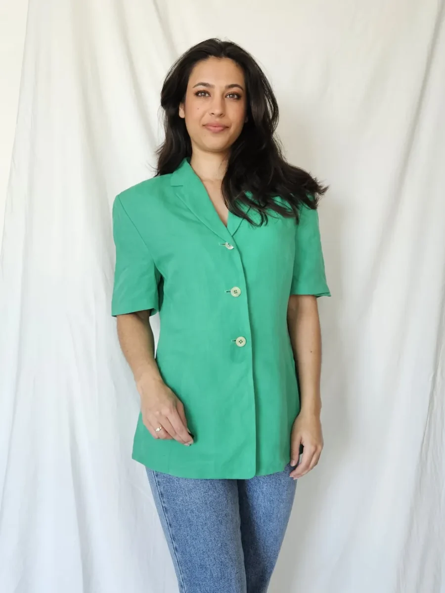 Linnen vintage top Betty Barclay | L - Afbeelding 4