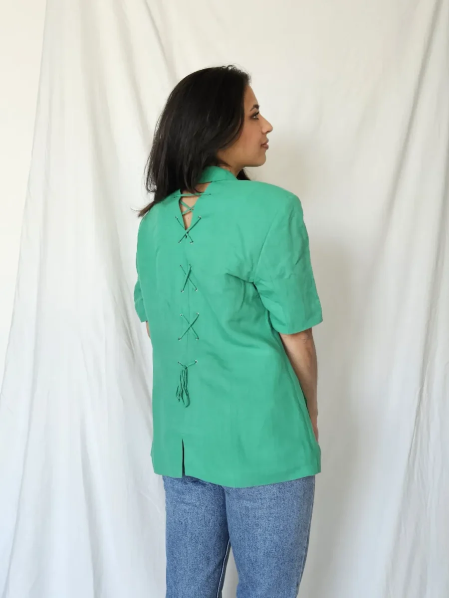 Linnen vintage top Betty Barclay | L - Afbeelding 2