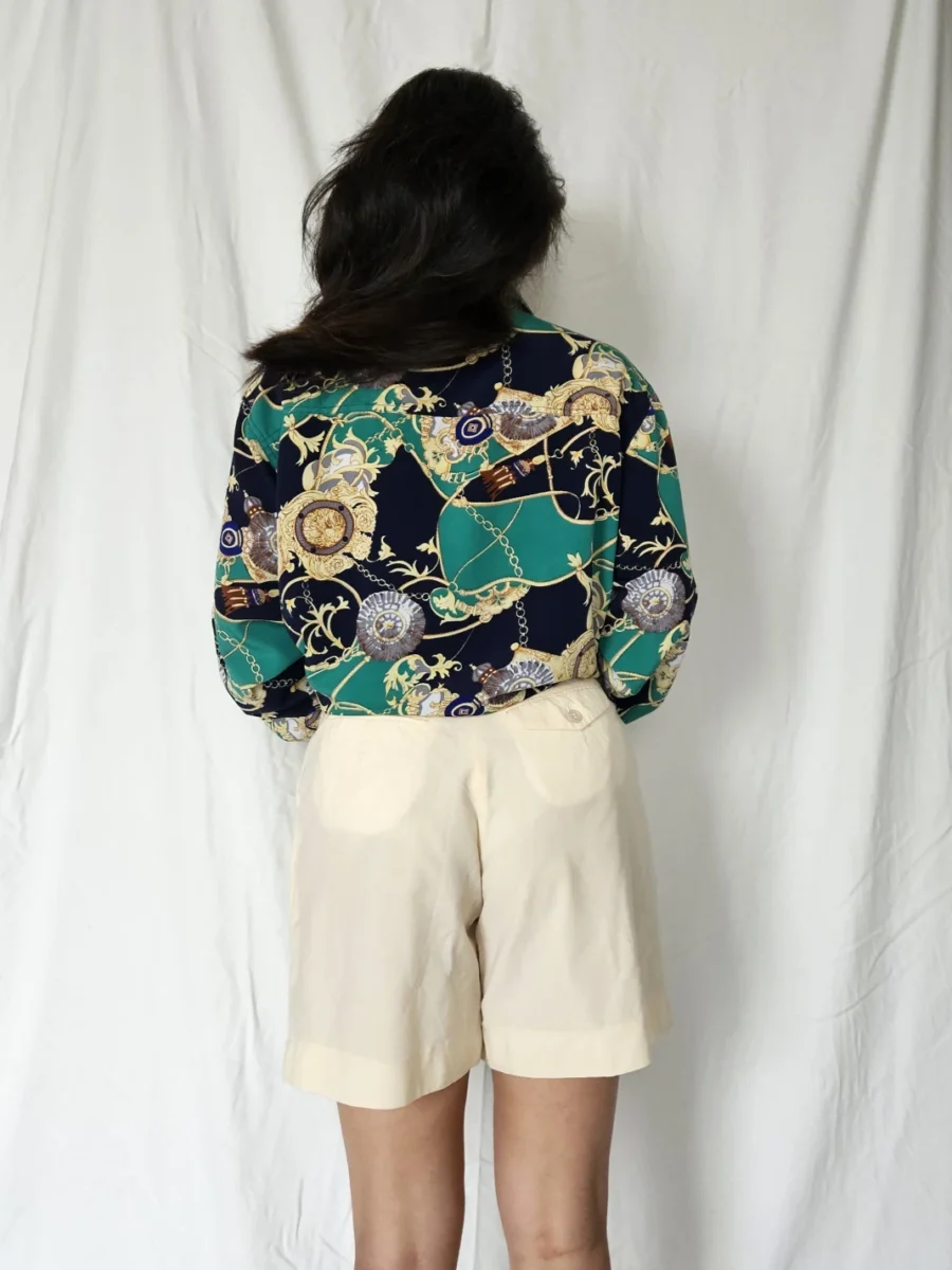 Vintage blouse Versace inspired | 3XL - Afbeelding 2