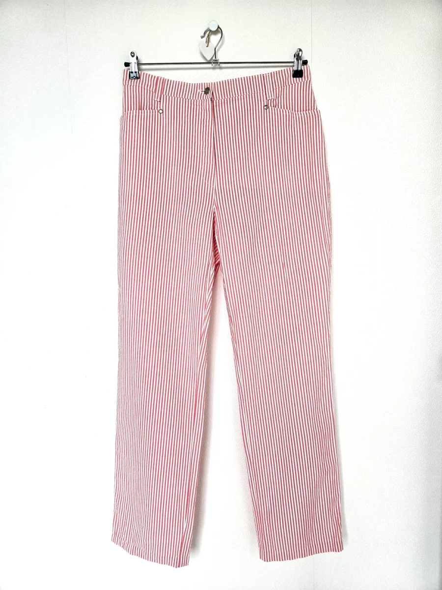 gestreepte vintage broek