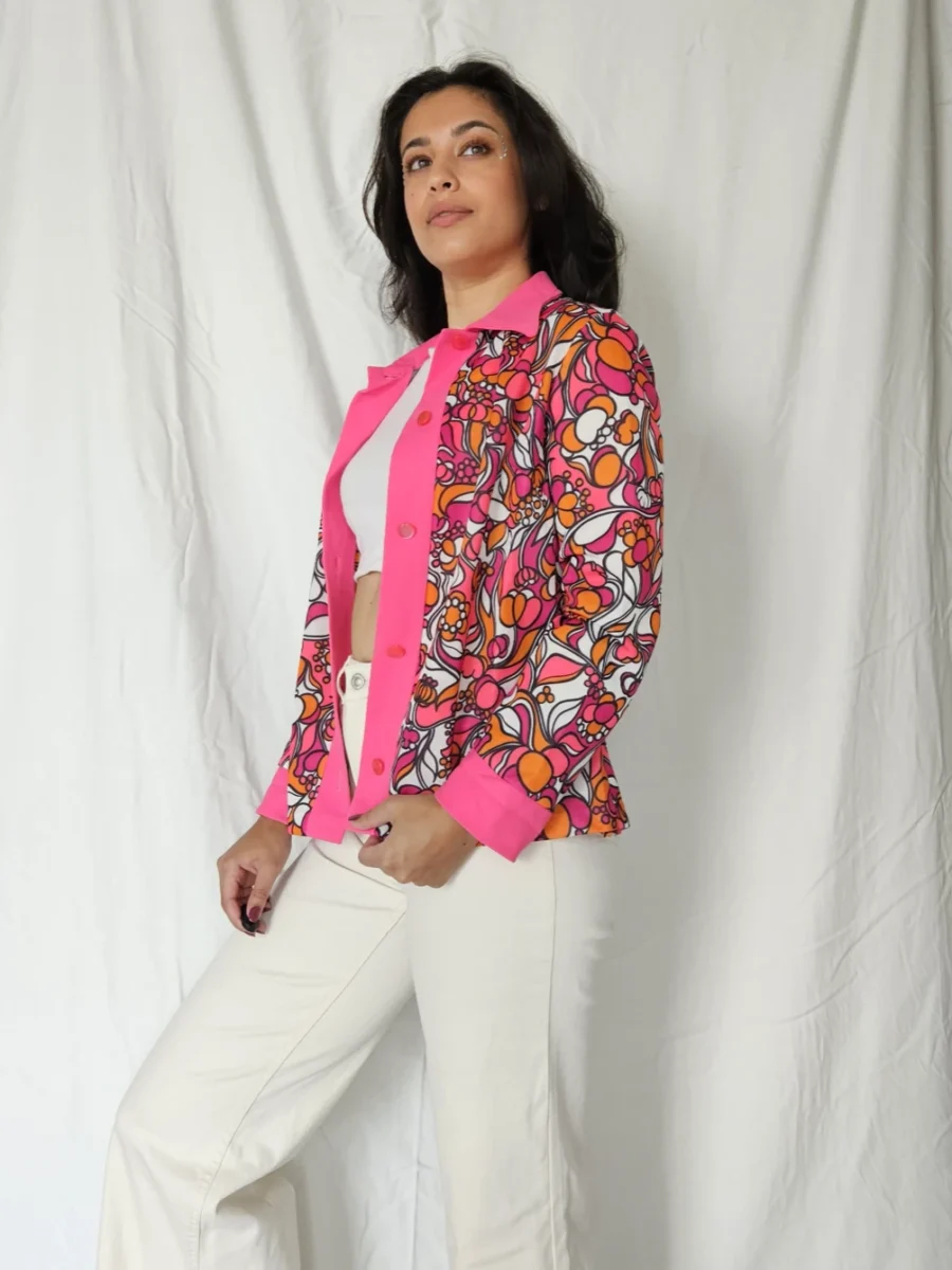 60s retro vintage jasje | M - Afbeelding 2