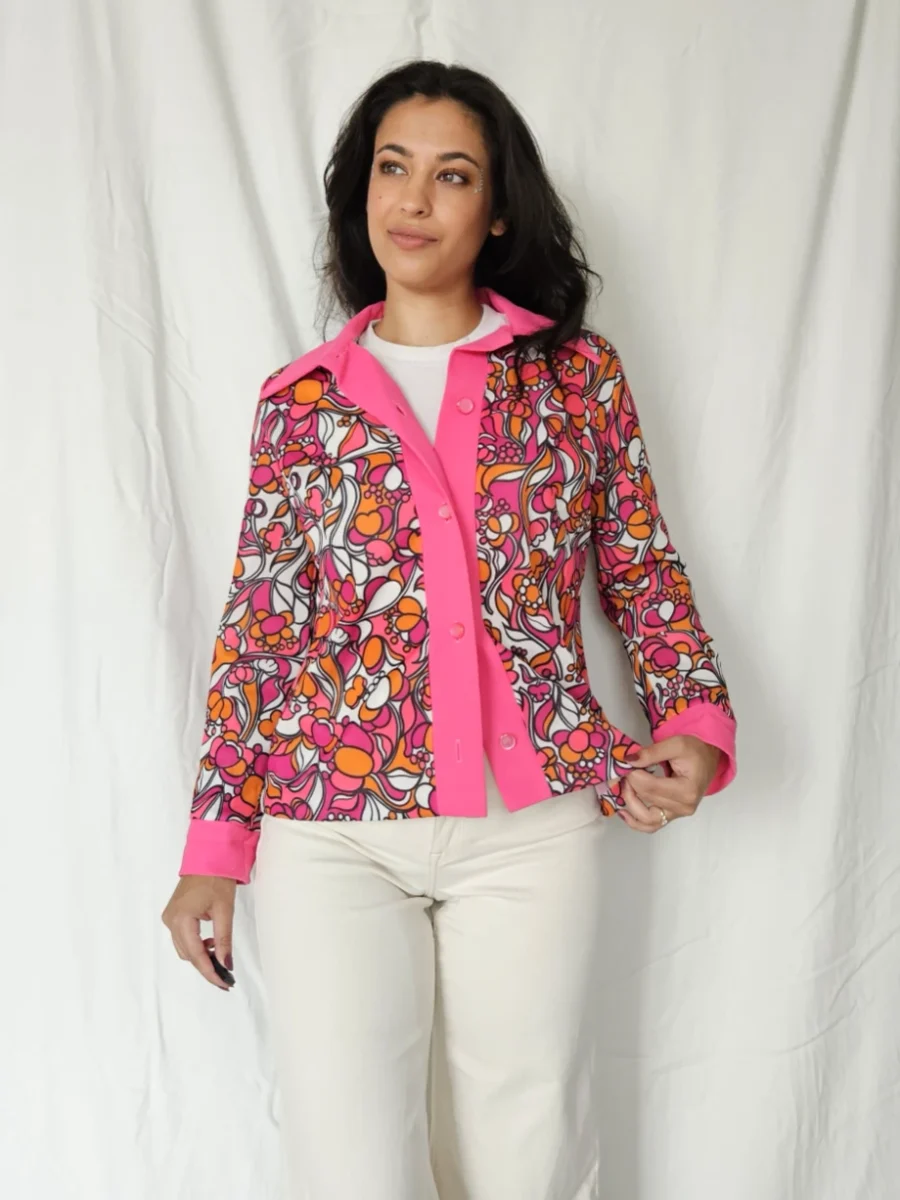 60s retro vintage jasje | M - Afbeelding 3